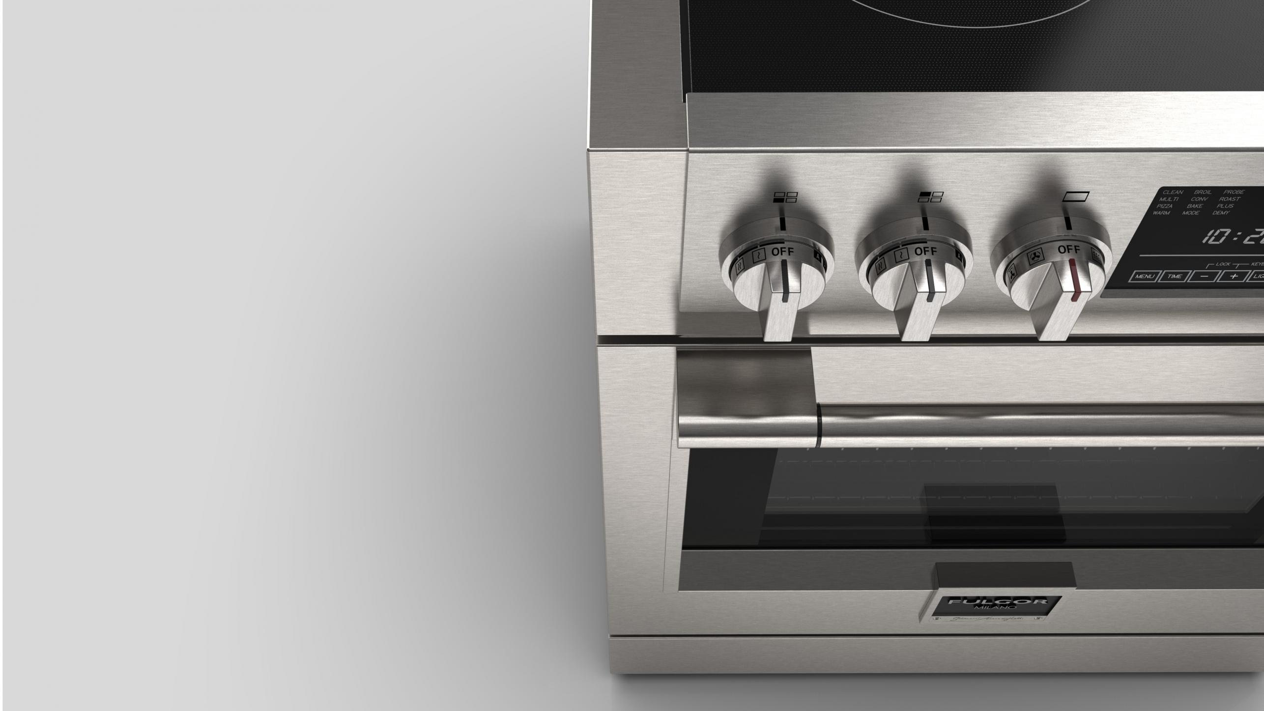 30" INDUCTION PRO RANGE Fulgor Milano